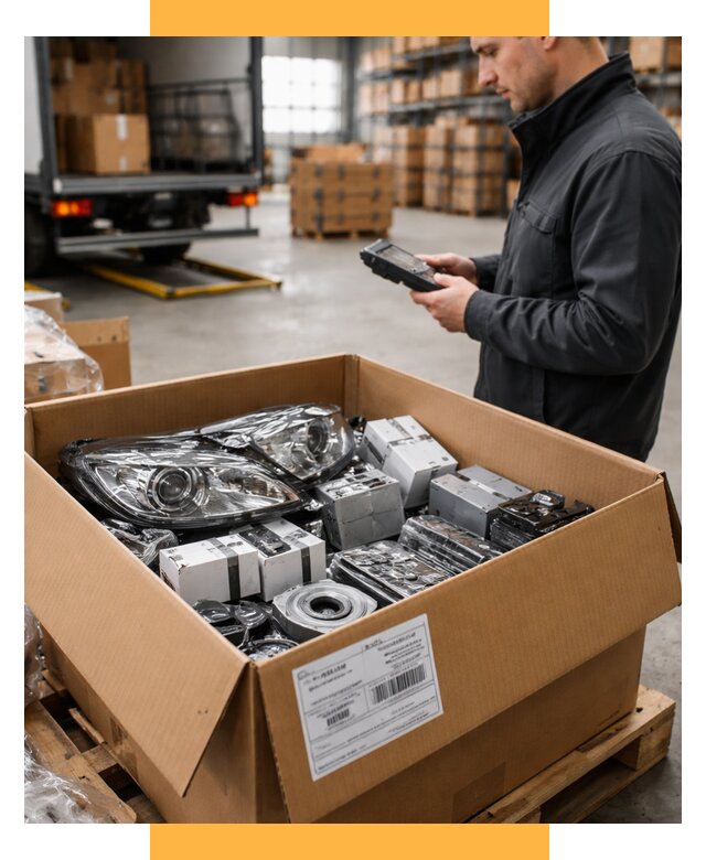 Доставка автозапчастей из Европы под ключ от 12910 р. | СетСервис-Срч