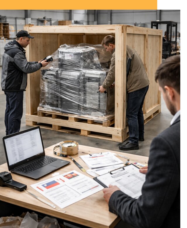 Доставка промышленного оборудования из США от 67132 руб