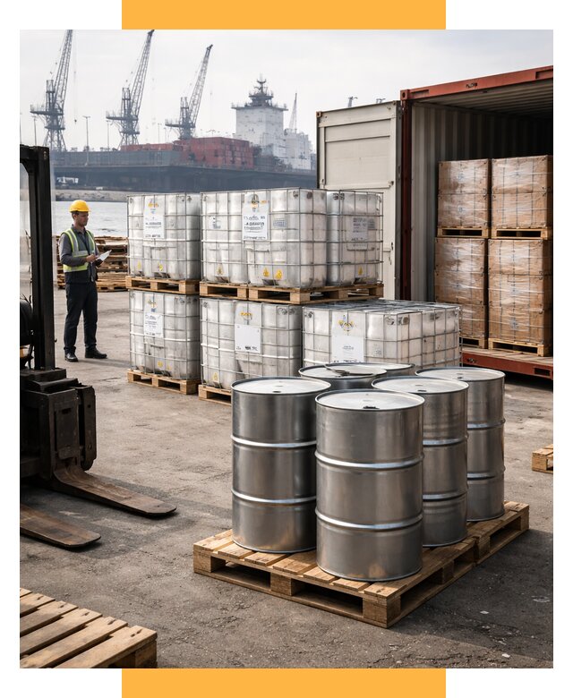 Доставка химического сырья из Индии от 258200 р. | СетСервис-Срч