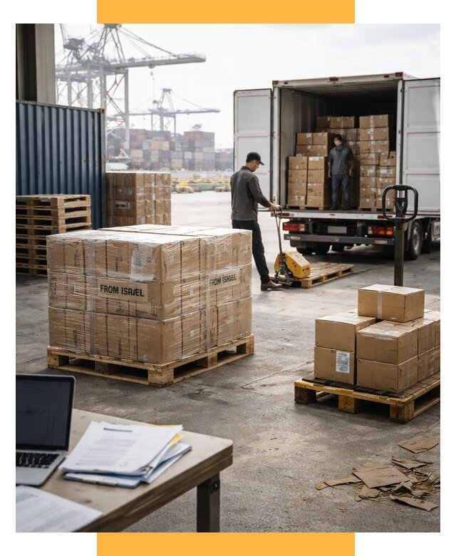 Доставка грузов из Израиля от 15492 р., логистика от СетСервис-Срч