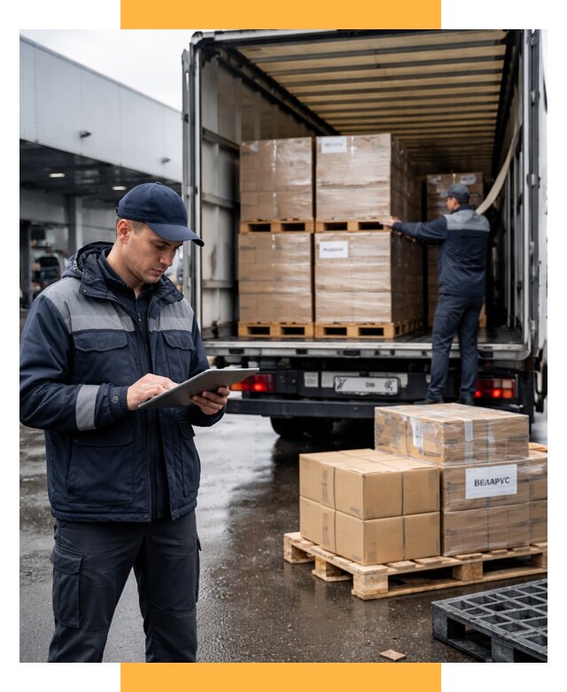 Доставка грузов из Беларуси от 15492 р. логистика СетСервис-Срч