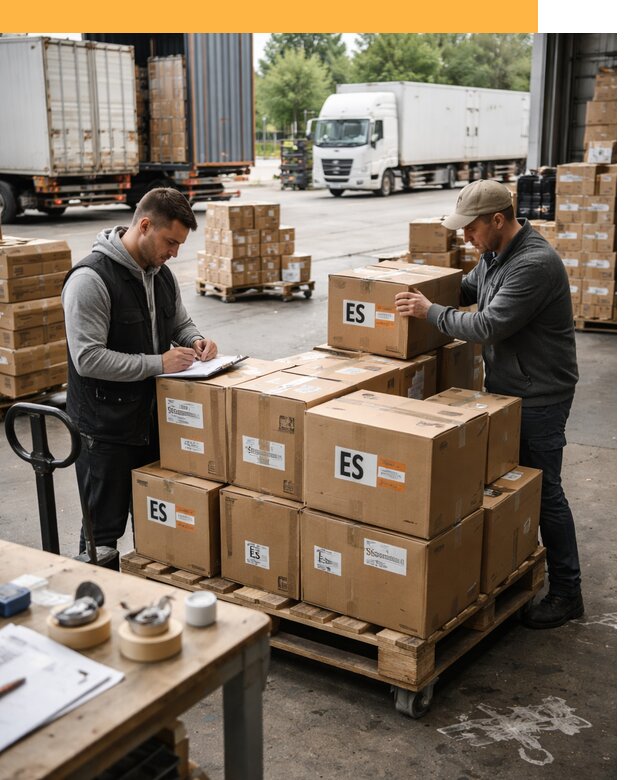 Доставка грузов в Испанию автотранспортом от 36148 руб