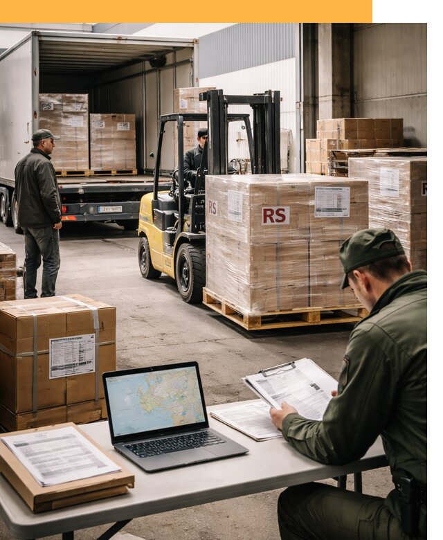 Доставка грузов в Сербию от 46476 руб, международные перевозки