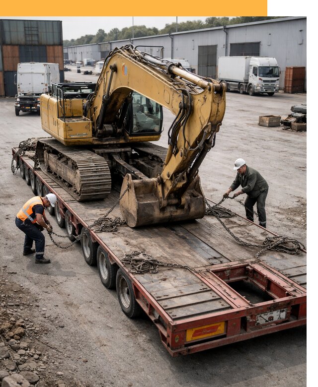 Перевозка спецтехники по России и миру от 46476 руб