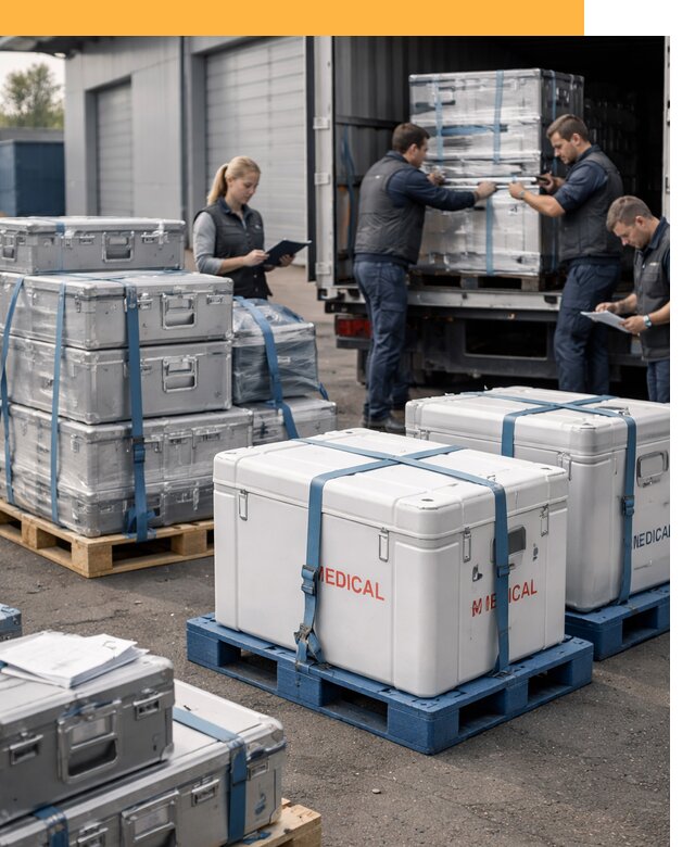 Перевозка медицинского оборудования по всему миру от 15492 руб