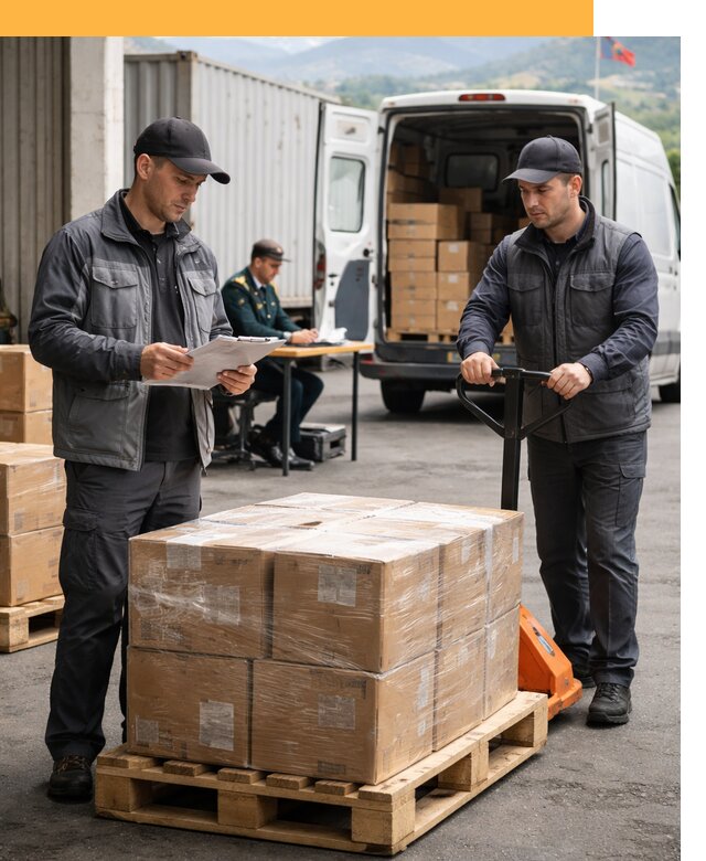 Доставка грузов через Армению, быстрая таможенная очистка от 25820