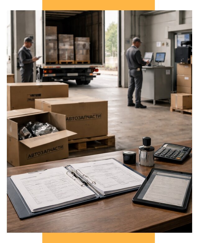 Таможенное оформление автозапчастей под ключ от 8779 р., СетСервис-Срч