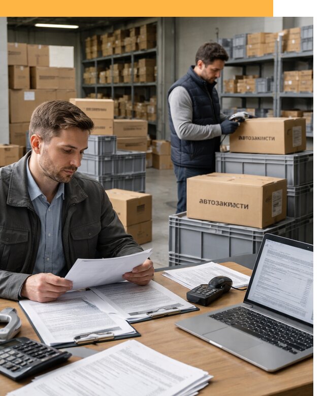 Таможенное оформление автозапчастей по выгодным тарифам от 8779