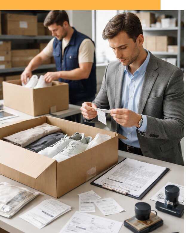 Таможенное оформление одежды и обуви по выгодной цене от 6713 руб