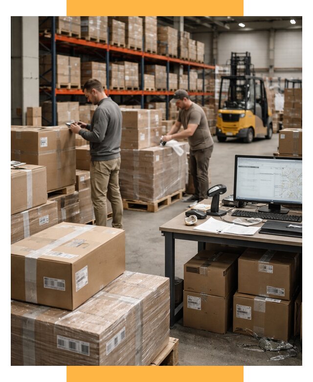 Склад консолидации в Европе от 6713 р., услуги СетСервис-Срч