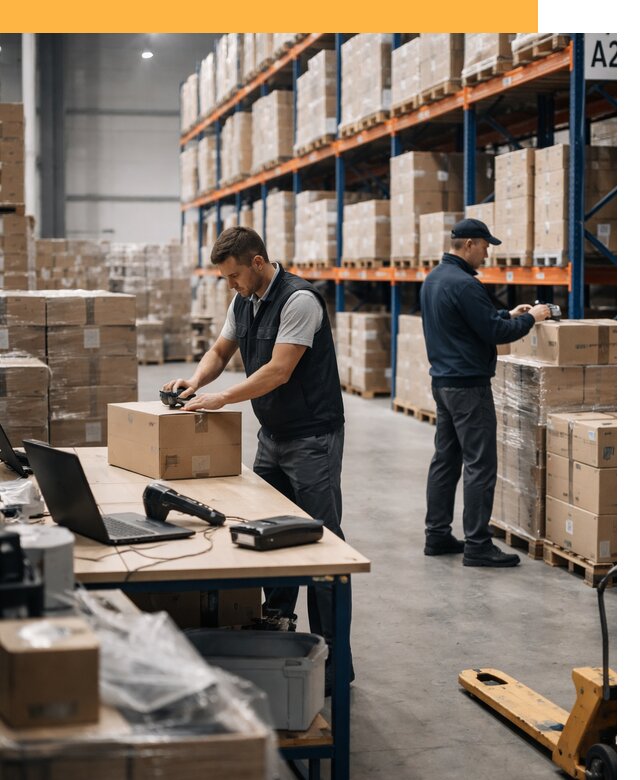 Склад консолидации в Европе: хранение, сортировка от 6713